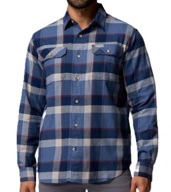 Columbia FLARE GUN STRETCH FLANNEL SHIRT M (dark mountain daytrip)
