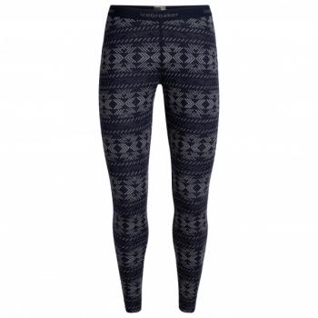 Icebreaker WMNS 250 VERTEX LEGGINGS CRYSTALLINE (Midnight Navy)