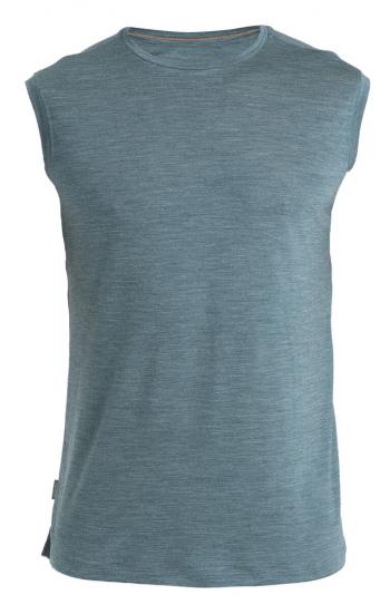 Icebreaker M 125 COOL-LITE SPHERE TANK TOP (fathom green htr)