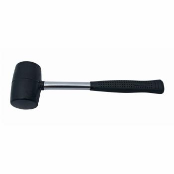 BASICNATURE GUMMIHAMMER MIT METALLSTIEL