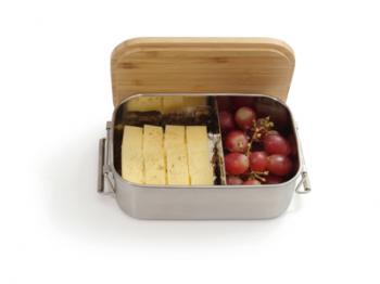 ORIGIN OUTDOORS LUNCHBOX 'BAMBOO-CLIP' (Edelstahl  1,2 L)