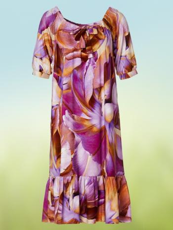 DuMilde PURPLE RAIN ETANEMONE Kleid