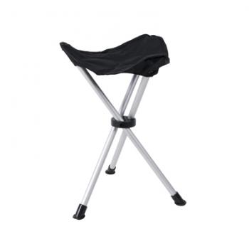 BASICNATURE DREIBEINHOCKER 'TRAVELCHAIR' SANDWICH (Aluminium / Stahl)