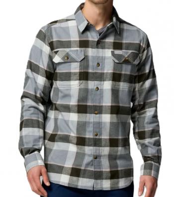 Columbia FLARE GUN STRETCH FLANNEL SHIRT M (sedona sage daytrip)