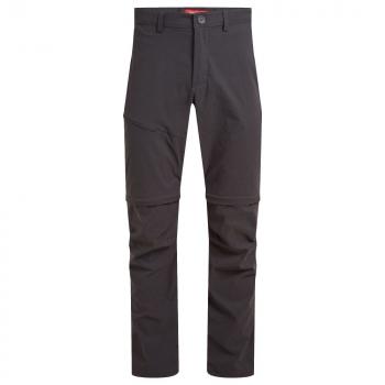 Craghoppers NosiLife PRO CONVERTIBLE III TROUSERS (black pepper)