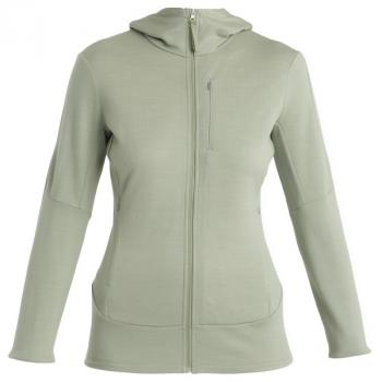 Icebreaker W QUANTUM IV LS ZIP HOOD (lichen)