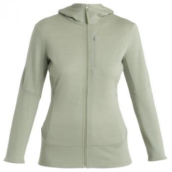 Icebreaker WMNS QUANTUM IV LS ZIP HOOD (lichen)