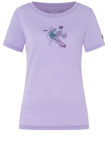 super.natural HALYCON TEE W (laven/dark jungle/purple)