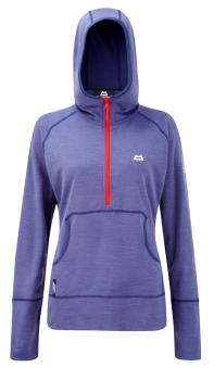 Mountain Equipment WMNS CALICO HOODED ZIP TEE (Iris)