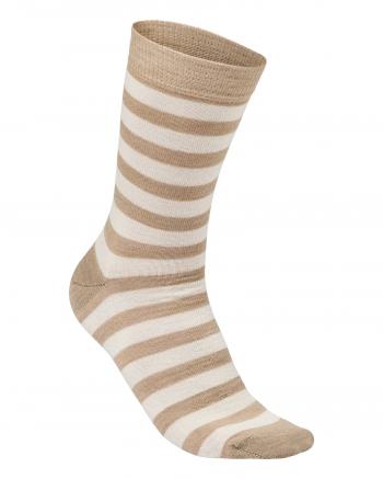 Ivanhoe of Sweden WOOL SOCK STRIPE (sand)