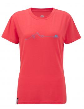 Mountain Equipment GROUNDUP TEE WMNS (Hibiscus)