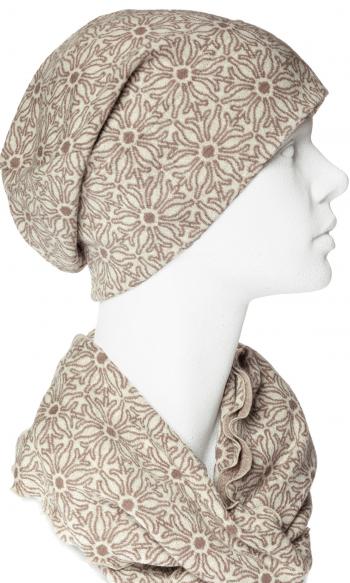 Edursdotter BLOMMA CAP (ljus valnöt)