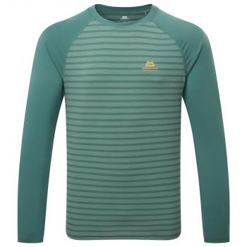 Mountain Equipment REDLINE LS TEE M (fern stripe/fern)