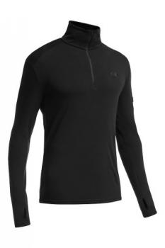 Icebreaker  MENS APEX LS HALF ZIP (Black/Black/Black)