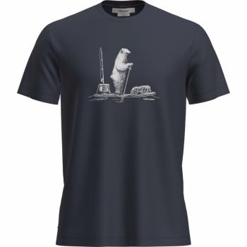 Icebreaker M TECH LITE SS TEE POLAR PADDLE (midnight navy)
