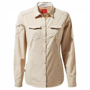 Craghoppers NosiLife ADVENTURE LS SHIRT W (desert sand)