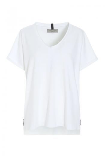 Henriette Steffensen BLOUSE V-NECK (white)