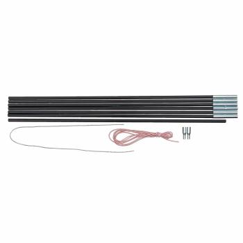 BASICNATURE FIBERGLASZELTSTANGE (5,5 m x 9,5 mm 9 Segmente)