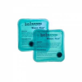 BASICNATURE 'MAGIC HEAT' WIEDERAUFLADBARER WÄRMER (2 Stück)