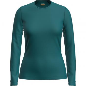 Icebreaker W 200 OASIS LS CREWE (tidal teal)