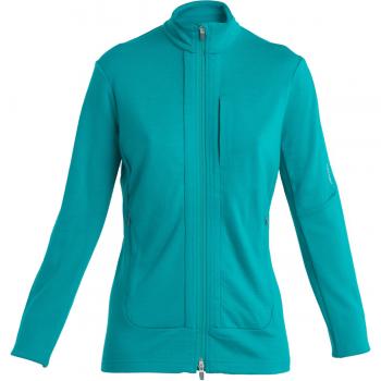 Icebreaker QUANTUM III LS ZIP W (flux green)