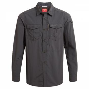 Craghoppers NosiLife ADVENTURE LS SHIRT III MEN (black pepper)