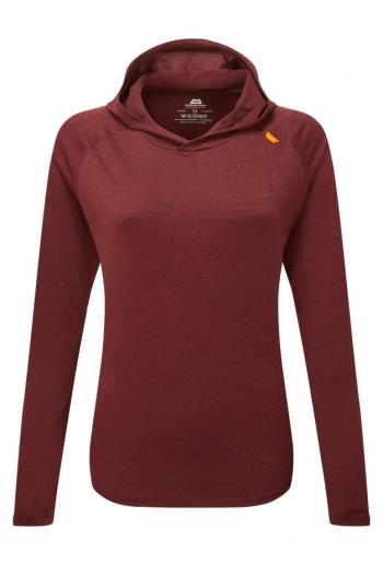 Mountain Equipment GLACE HOODED WMNS TOP (raisin)