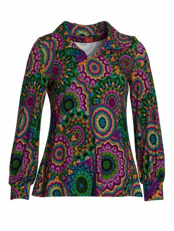 DuMilde MY GREEN CROCHETBLOUSE DUISOLDE Bluse