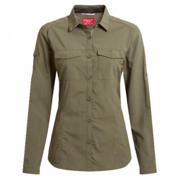 Craghoppers NosiLife ADVENTURE LS SHIRT III W (wlde olive)