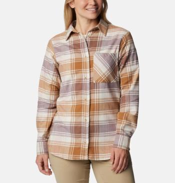 Columbia CALICO BASIN FLANNEL LS W (dusty pink dime)