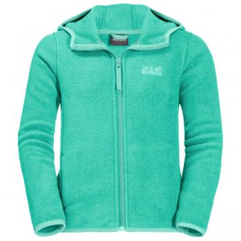 Jack Wolfskin BAKSMALLA HOODED JACKET KIDS (electric green)