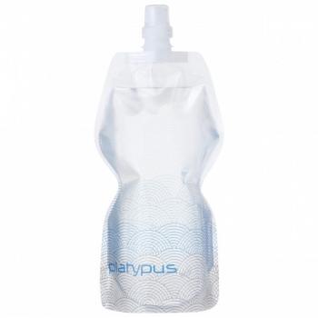 Platypus SOFT BOTTLE 1.0 Liter mit PUSH-PULL Verschluss (waves)