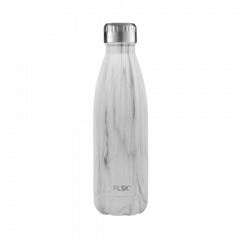 FLSK Trinkflasche 500ml (white marble)