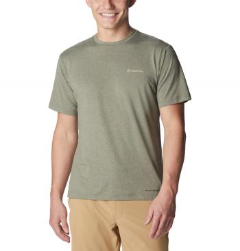 Columbia TECH TRAIL GRAPHIC TEE M (stone green htr)
