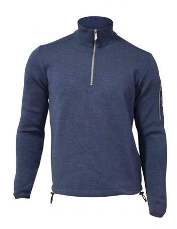 Ivanhoe of Sweden ASSAR HALF ZIP (steelblue)