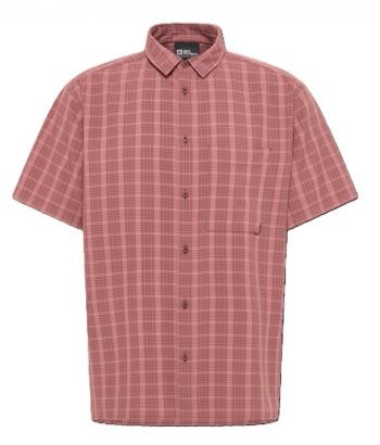 Jack Wolfskin MESETA SHIRT M (check dark rust)