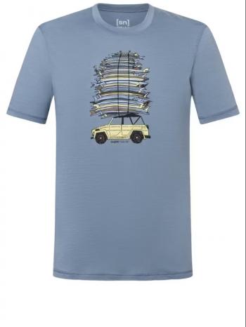 super.natural M SURF TRIP TEE (flint stone/various)