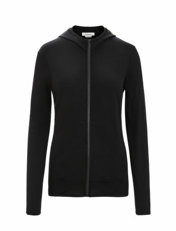 Icebreaker GRANARY LS ZIP HOODIE M (black)