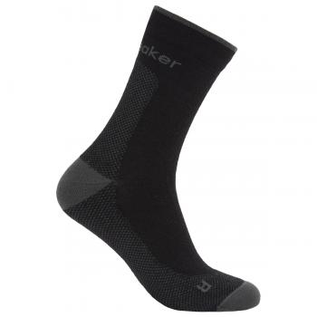 Icebreaker MENS HIKE+ ULTRALIGHT CREW (black/obsidian)