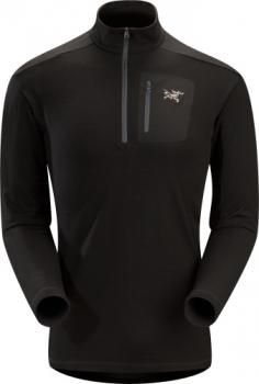 Arc'teryx RHO LTW ZIP NECK MEN (black)