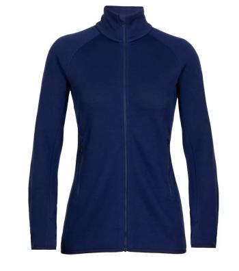 Icebreaker  WMNS DESCENDER LS ZIP (royal navy)