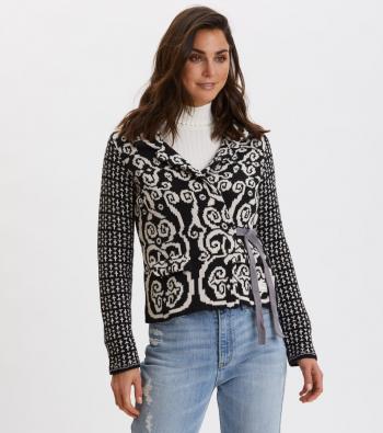 Odd Molly KNITTED LOVE CARDIGAN (almost black)