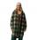 Columbia WILDEST VENTURE LONG FLEECE COAT W (greenscape blurred ombre)