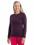 Icebreaker W 200 OASIS LS CREWE SKI TRACKS (black/clove/aop)