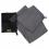 Jack Wolfskin WAFFLE TOWEL XL (pebble grey)