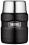 THERMOS ESSENSBEHÄLTER 'KING' MIT LÖFFEL (0,47 L schwarz)
