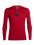 Icebreaker  MENS OASIS LS CREWE SKI CREST (Oxblood)