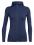 Icebreaker WMNS QUANTUM II LS ZIP HOOD (estate blue)