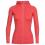 Icebreaker WMNS QUANTUM LS ZIP HOOD (poppy red)