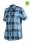 Maier Sports KENDRA S/S BLUSE W (blue check)